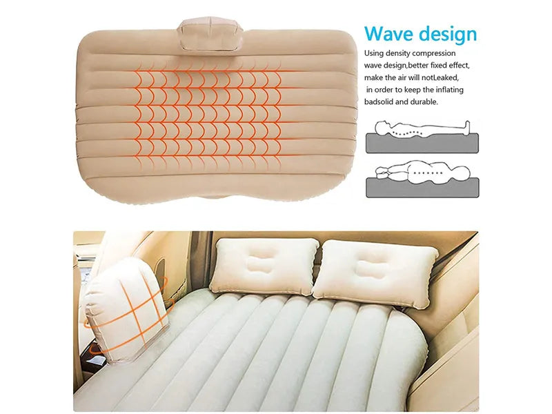 Car Back Seat Inflatable Air Mattress Bed